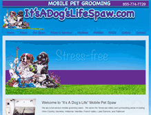 Tablet Screenshot of itsadogslifespaw.com